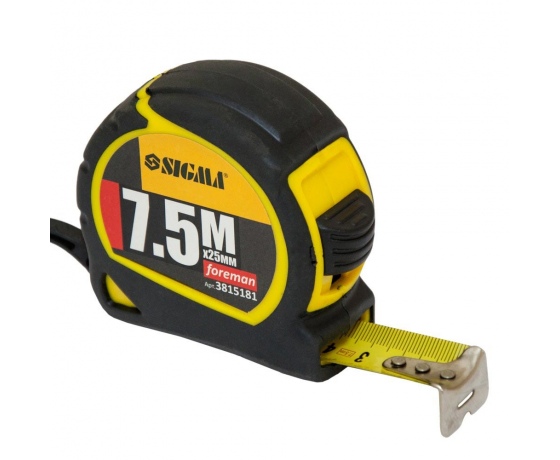 Фото 2 - Рулетка Foreman 7.5м×25мм SIGMA (3815181)
