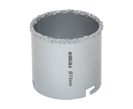 Фото 2 - Коронка кольцевая с вольфрамовым напылением 73мм SIGMA (1512161)