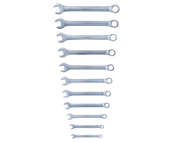 Фото 3 - Ключи рожково-накидные 11шт 7-19мм CrV satine SIGMA (6010151)