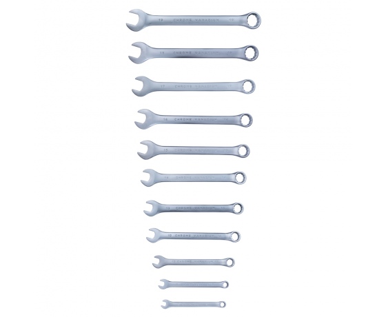Фото 4 - Ключи рожково-накидные 11шт 7-19мм CrV satine SIGMA (6010151)