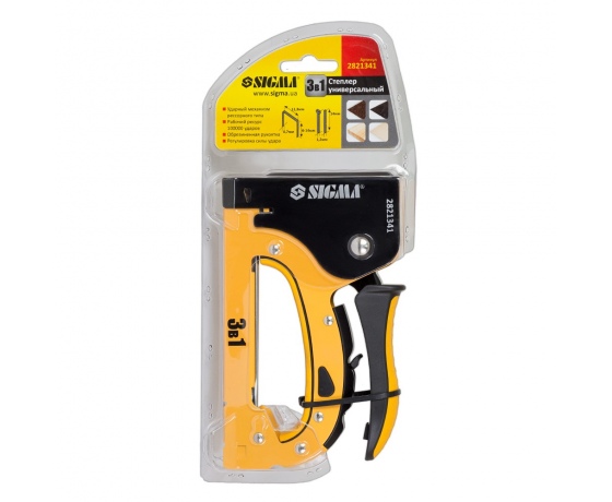 Фото 6 - Степлер универсальный с регулятором рессорного типа 6-14мм SIGMA (2821341)