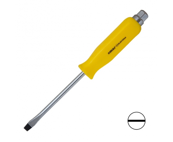 Фото 2 - Отвертка ударная шлицевая SL6×100мм под ключ CrV SIGMA (4004801)