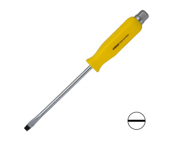 Фото 2 - Отвертка ударная шлицевая SL6×125мм под ключ CrV SIGMA (4004811)