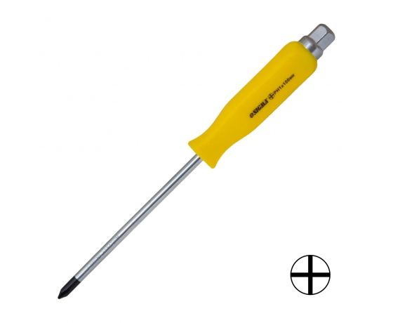 Фото 2 - Отвертка ударная крестовая PH1×100мм под ключ CrV SIGMA (4004891)