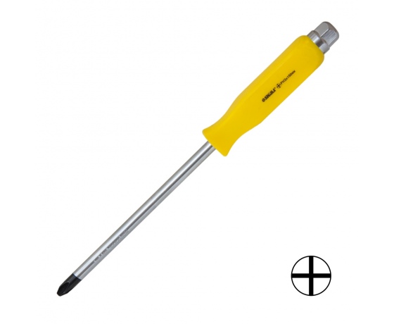 Фото 2 - Отвертка ударная крестовая PH3×150мм под ключ CrV SIGMA (4004951)