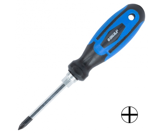 Фото 2 - Отвертка усиленная крестовая PH1×75мм под ключ CrV SIGMA (4007171)