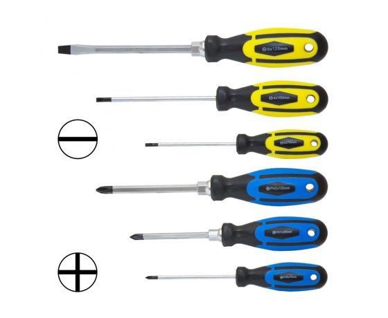 Фото 2 - Набор отверток усиленных под ключ 6шт CrV SIGMA (4001151)