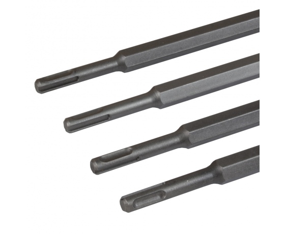 Фото 4 - Набор зубил 4шт с SDS-plus хвостовиком 250мм (тубус) SIGMA (1800101)