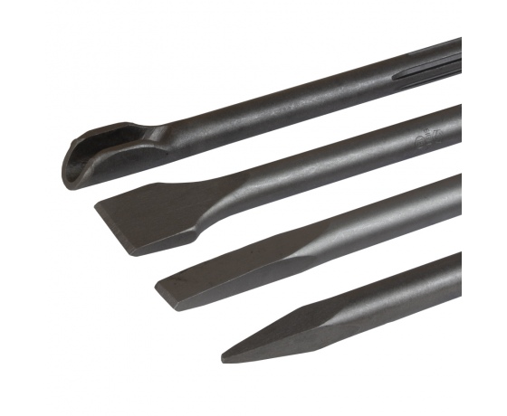 Фото 3 - Набор зубил 4шт с SDS-max хвостовиком 250мм SIGMA (1800501)