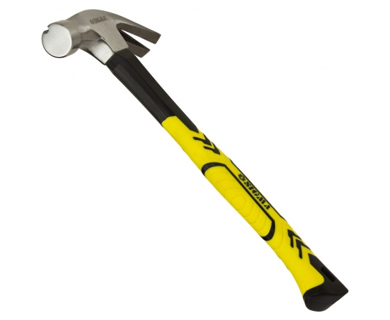 Фото 5 - Молоток-гвоздодер 450г фиберглассовая ручка (магнит) SIGMA (4315011)
