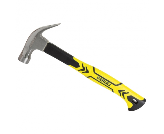 Фото 2 - Молоток-гвоздодер 450г фиберглассовая ручка (магнит) SIGMA (4315011)