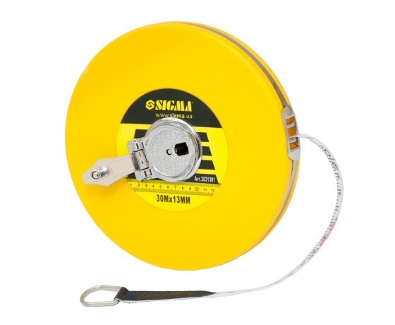 Фото 3 - Рулетка стекловолокно 30м×13мм SIGMA (3831301)