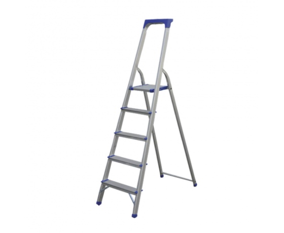 Фото 2 - Стремянка алюминиевая 5 ступенчатая FLORA (5035504)
