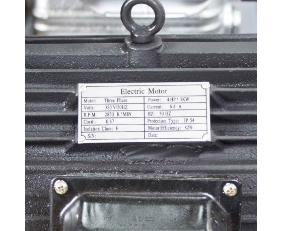 Фото 8 - Компрессор ременной трехцилиндровый 380В 3кВт 610л/мин 10бар 135л SIGMA (7044711)