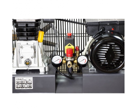 Фото 5 - Компрессор ременной двухцилиндровый 2кВт 385л/мин 10бар 50л SIGMA REFINE (7044021)