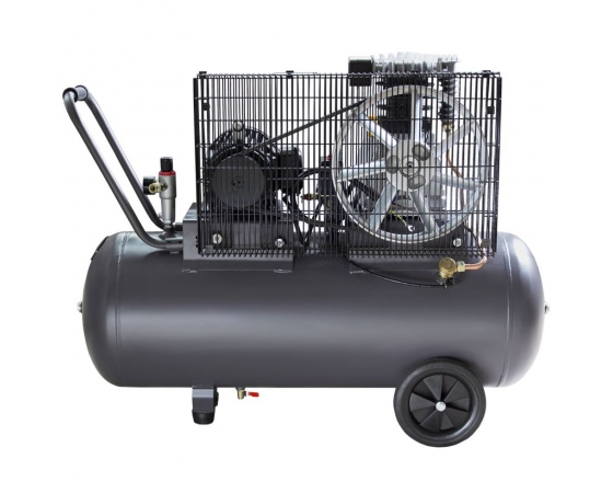 Фото 3 - Компрессор ременной двухцилиндровый 380В 2.2кВт 508л/мин 10бар 100л SIGMA REFINE (7044211)