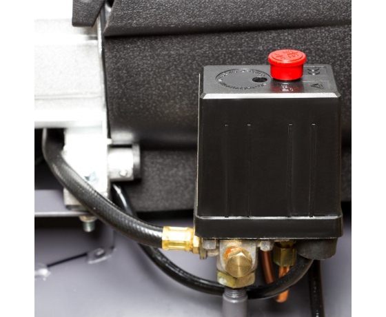 Фото 9 - Компрессор одноцилиндровый 2кВт 335л/мин 8бар 78л 2 крана SIGMA REFINE (7043261)