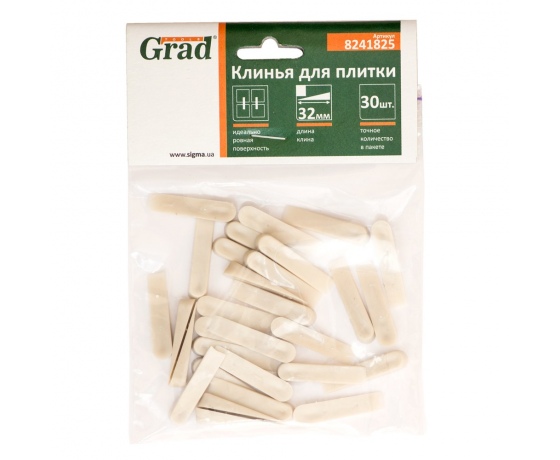 Фото 3 - Клин для плитки 32мм 30шт GRAD (8241825)