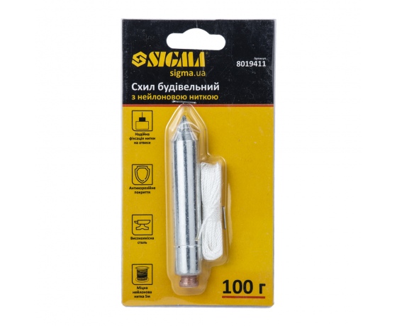 Фото 7 - Отвес строительный 100г SIGMA (8019411)