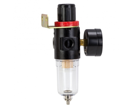 Фото 3 - Фильтр-влагоотделитель с редуктором и манометром 500 л/мин 1/4