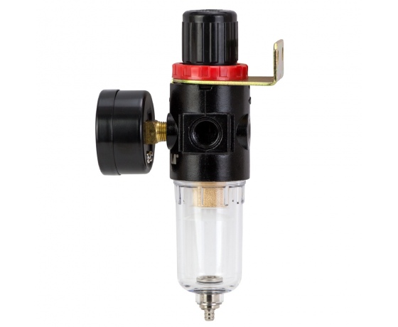 Фото 4 - Фильтр-влагоотделитель с редуктором и манометром 500 л/мин 1/4