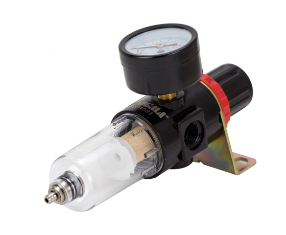 Фото 5 - Фильтр-влагоотделитель с редуктором и манометром 500 л/мин 1/4