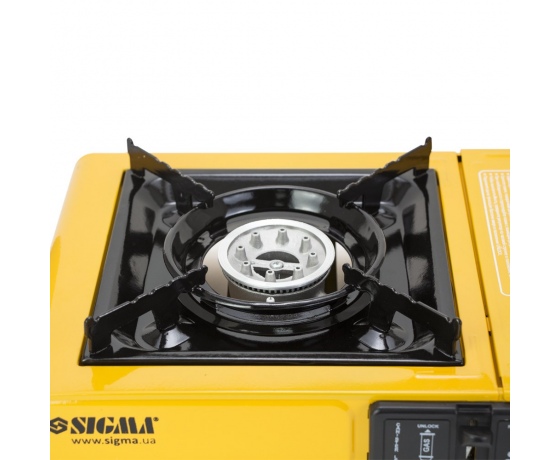 Фото 5 - Плита газовая одноконфорочная с пьезоподжигом и адаптером (кейс) SIGMA (2903431)