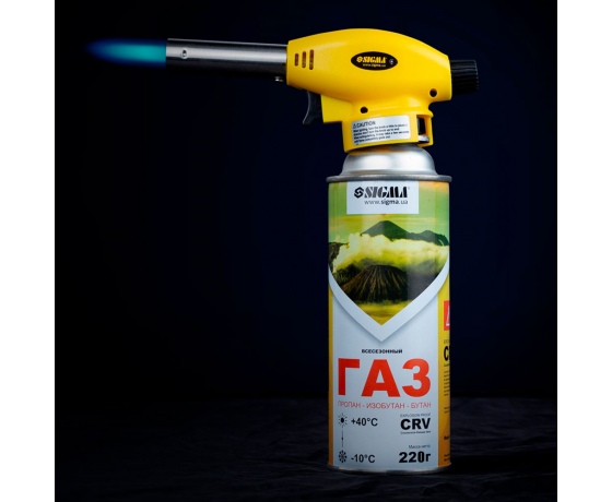 Фото 5 - Баллон газовый всесезонный 220г CRV SIGMA (2901711)
