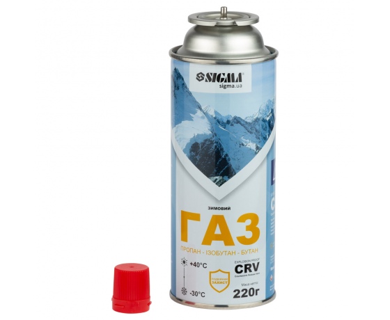 Фото 3 - Баллон газовый зимний 220г CRV SIGMA (2901721)