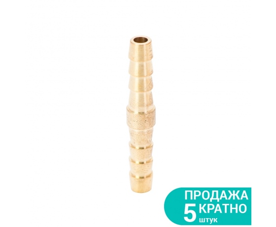 Фото 2 - Соединение для шланга I 6мм (латунь) SIGMA (7023821)