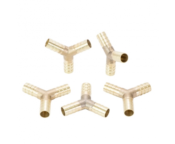 Фото 3 - Соединение для шланга Y 10мм (латунь) SIGMA (7024041)