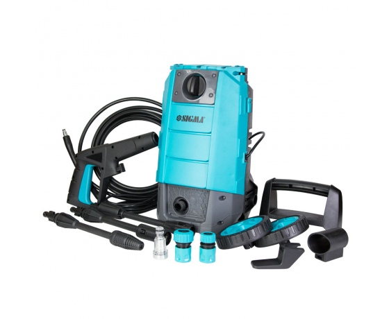 Фото 3 - Мойка высокого давления 1500Вт max 110bar 6 л/мин+турбонасадка SIGMA (5342051)
