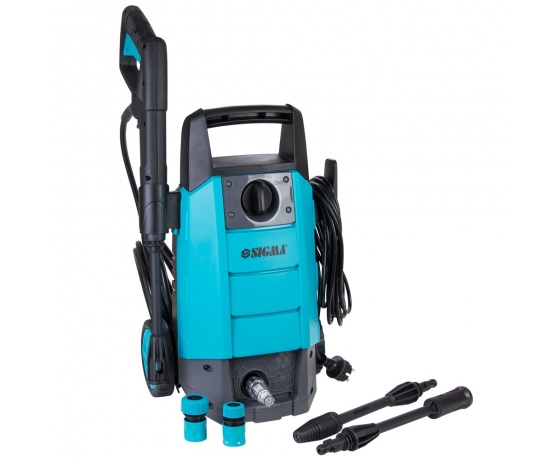 Фото 2 - Мойка высокого давления 1500Вт max 110bar 6 л/мин+турбонасадка SIGMA (5342051)