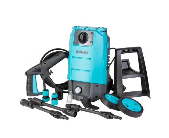 Фото 3 - Мойка высокого давления 1700Вт max 130bar 6.7 л/мин+турбонасадка SIGMA (5342071)