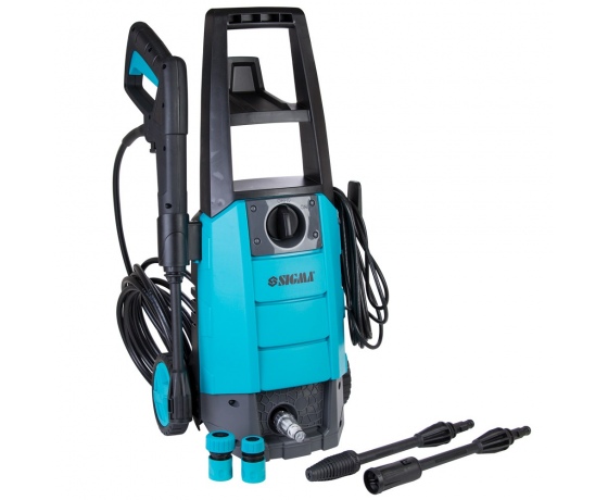 Фото 2 - Мойка высокого давления 1700Вт max 130bar 6.7 л/мин+турбонасадка SIGMA (5342071)