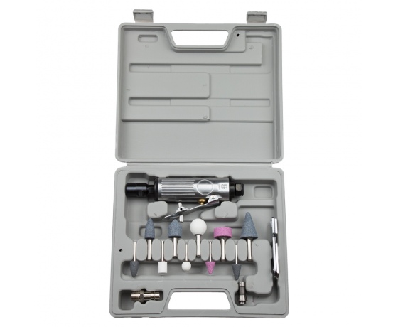 Фото 4 - Шлифмашинка прямая пневматическая с аксессуарами в кейсе 25000об/мин SIGMA (6732851)