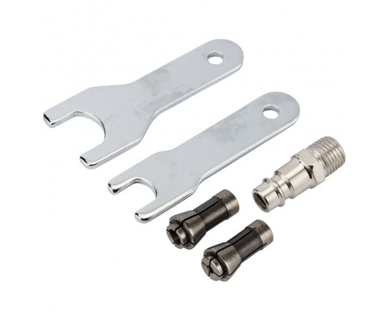 Фото 8 - Шлифмашинка прямая пневматическая с аксессуарами в кейсе 25000об/мин SIGMA (6732851)