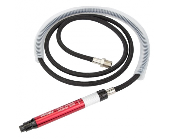 Фото 5 - Шлифмашинка прямая пневматическая с аксессуарами в кейсе 54000об/мин SIGMA (6732891)