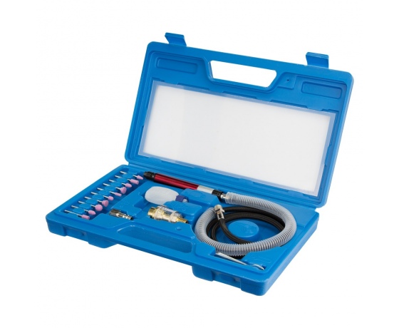 Фото 2 - Шлифмашинка прямая пневматическая с аксессуарами в кейсе 54000об/мин SIGMA (6732891)