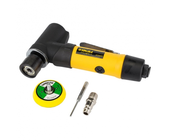 Фото 7 - Шлифмашинка угловая пневматическая 50мм SIGMA (6733511)