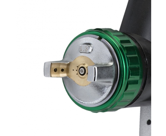 Фото 7 - Краскораспылитель HVLP Ø1.3мм 170-285л/мин 2-3бар в/б 600мл (пласт) REFINE (6812341)