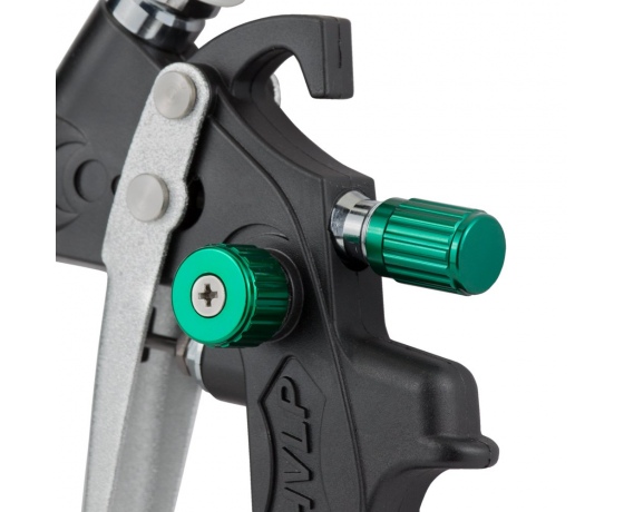 Фото 5 - Краскораспылитель HVLP Ø1.0 мм 60-170 л/мин 1.5-2 бар в/б 100 мл (пласт) REFINE (6812321)