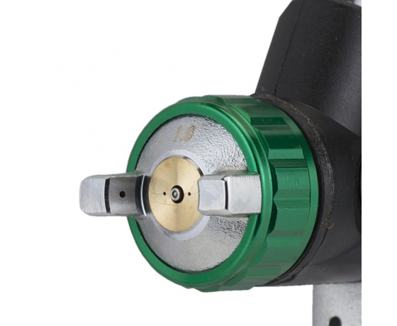 Фото 7 - Краскораспылитель HVLP Ø1.0 мм 60-170 л/мин 1.5-2 бар в/б 100 мл (пласт) REFINE (6812321)