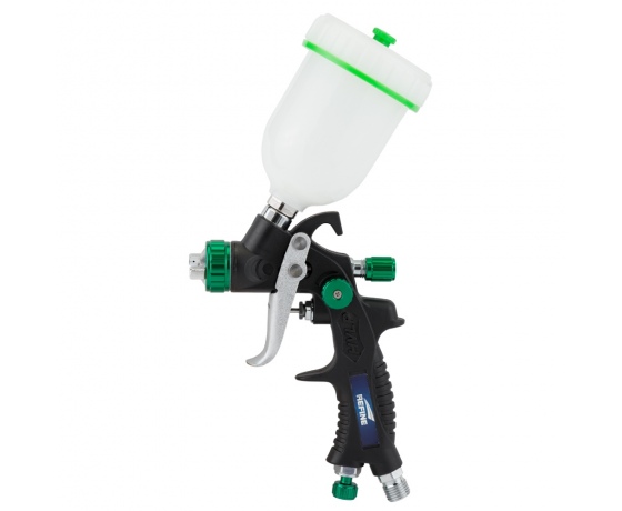 Фото 2 - Краскораспылитель HVLP Ø1.0 мм 60-170 л/мин 1.5-2 бар в/б 100 мл (пласт) REFINE (6812321)