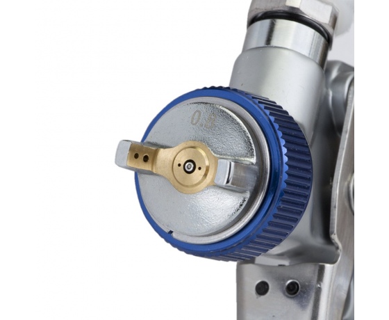 Фото 7 - Краскораспылитель LVMP Ø0.8 мм 60-170 л/мин 1.5-2 бар в/б 100 мл (пласт) REFINE (6814121)