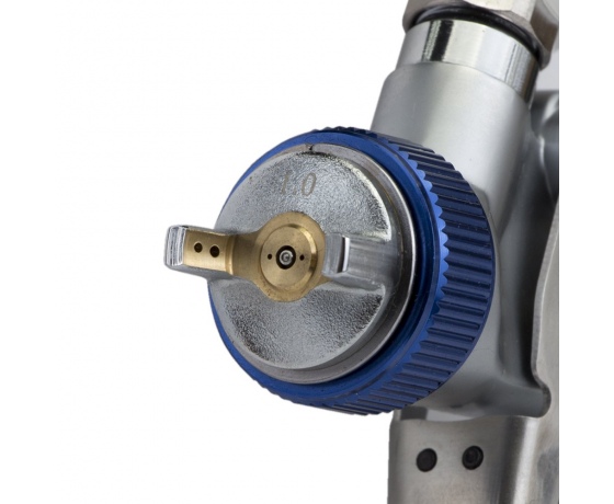 Фото 7 - Краскораспылитель LVMP Ø1.0 мм 60-170 л/мин 1.5-2 бар в/б 100 мл (пласт) REFINE (6814131)