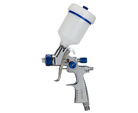 Фото 2 - Краскораспылитель LVMP Ø1.0 мм 30-115 л/мин 1.5 бар в/б 100 мл (пласт) REFINE (6814201)