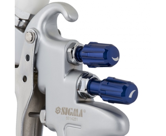 Фото 5 - Краскораспылитель LVMP Ø1.7мм 142-255л/мин 2.5бар в/б 600мл (пласт) REFINE (6814261)