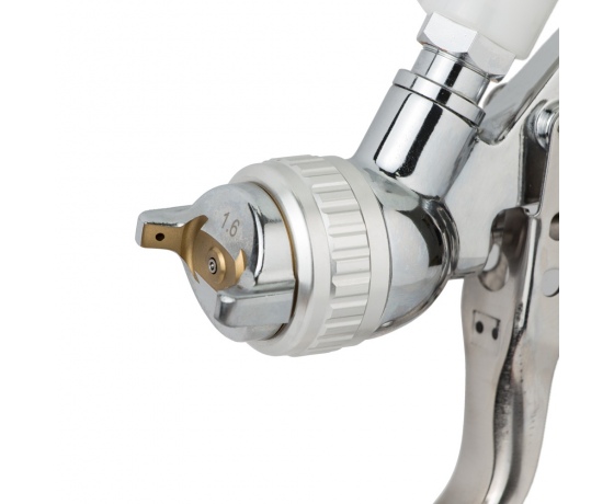 Фото 5 - Краскораспылитель HP Ø1.6мм 170-285л/мин 3-3.5бар в/б 500мл (пласт) REFINE (6811421)