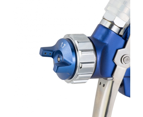 Фото 5 - Краскораспылитель HVLP Ø1.7мм 170-285л/мин 2.5бар в/б 500мл (пласт) REFINE (6812411)